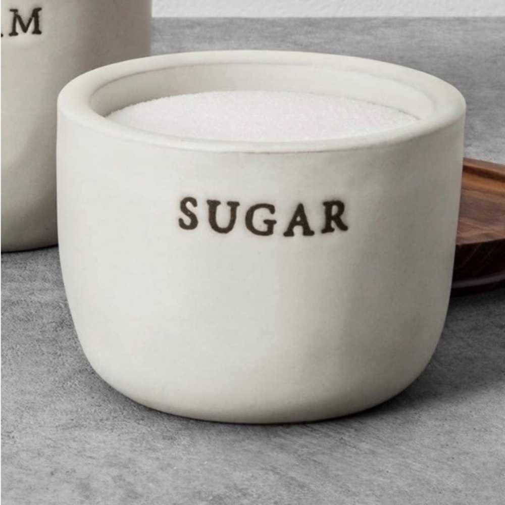Hearth and Hand Magnolia Sugar Crock Storage Cram Stoneware